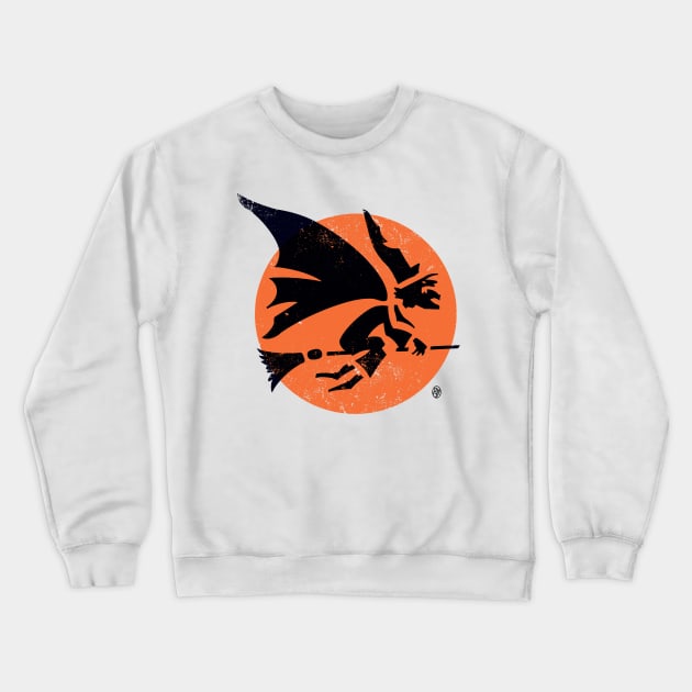 Witch Stencil Crewneck Sweatshirt by StudioPM71